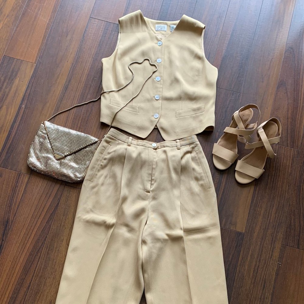 90s Ann Taylor Loft Two-Piece Suit